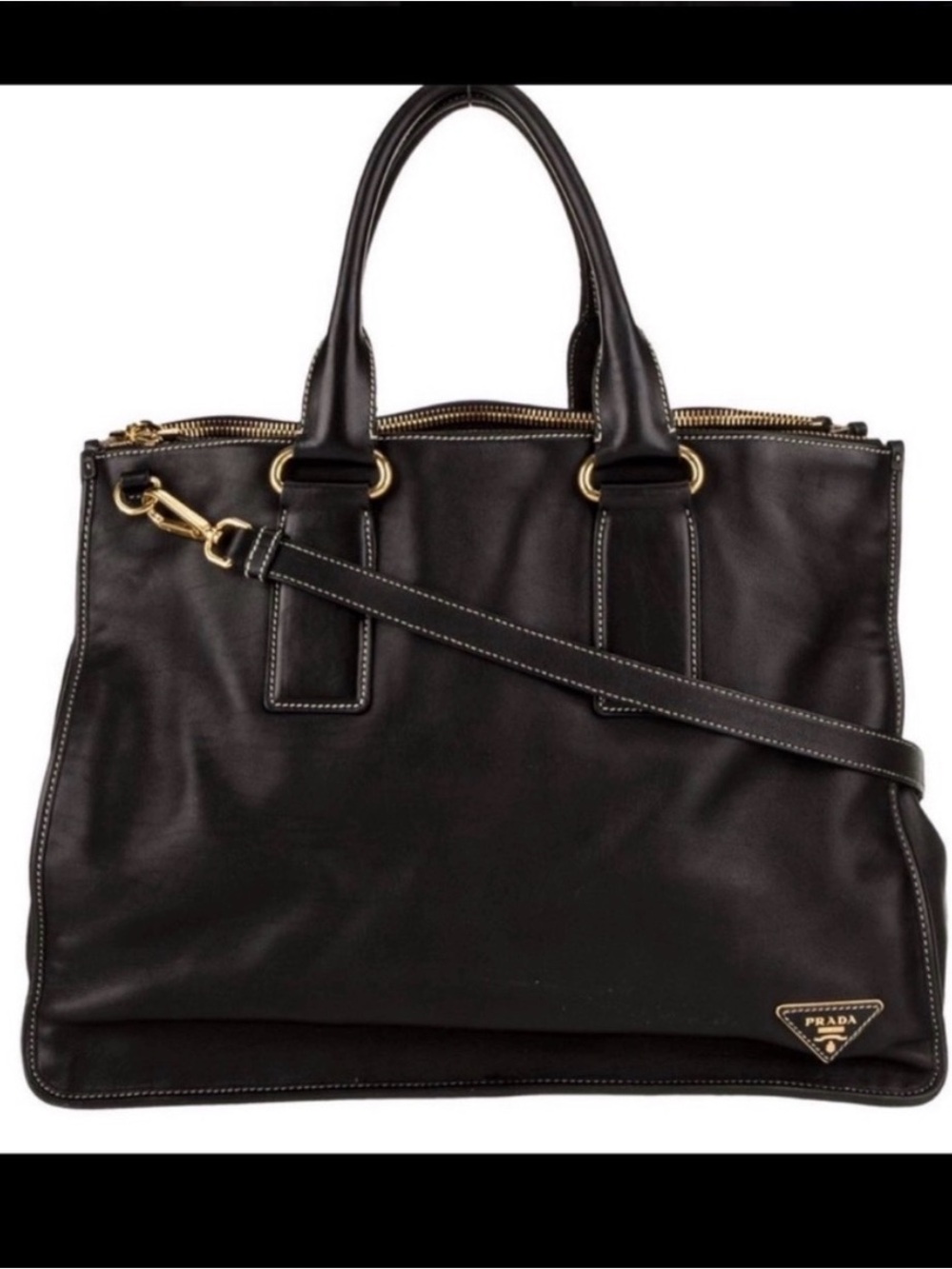 Prada City Calf Tote